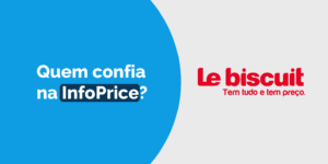 logo da Le Biscuit para ilustrar o case de sucesso tratado no texto (Le biscuit utilizando as soluções da InfoPrice para melhorar a competitividade)