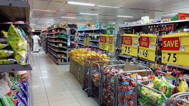imagem de um supermercado para ilustrar um preço de gôndola