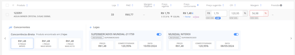 IPA - Software de Precificação | Lançamentos 441 fecha gerenciador