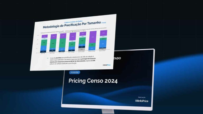 imagem com capa do ebook do pricing censo 2024 com dados do setor de pricing no Brasil