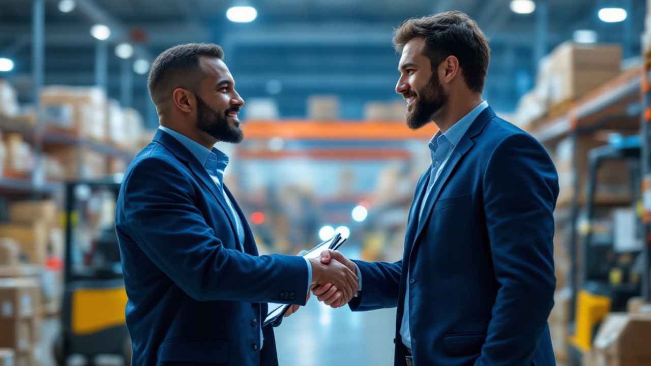 imagem ilustrando um ambiente de estoque de supermercado em que pode ser útil uma planilha de fornecedores